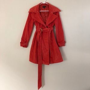 ❤️🧡BEBE 🧡❤️Orange Corduroy Trench Coat